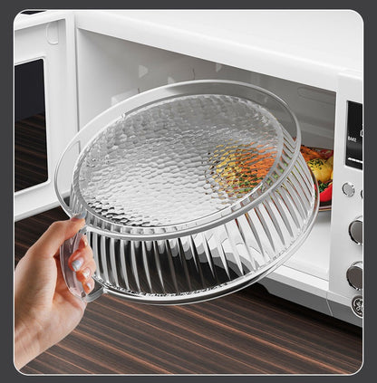 Microwave Splash-Proof Bowl Cover – Heat-Resistant Food-Grade Lid for Safe, Clean, and Mess-Free Reheating
