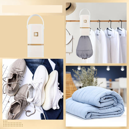 Mini Foldable Electric Clothes Dryer - Fast-Drying Cabinet with Timer for Travel, RVs, Baby Clothes & Compact Homes