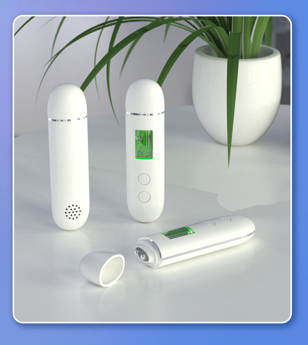 Skin Moisture Oil Analyzer Tester – Digital Face Skin Age Detection Meter with Fluorescent Agent Detection