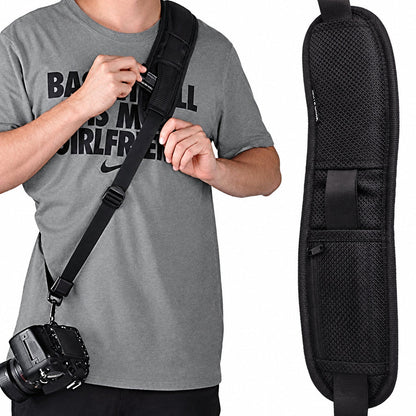 Adjustable SLR Camera Strap – Anti-Slip Neck and Shoulder Sling Belt for Canon, Nikon and Sony Cameras, Travel and Photography