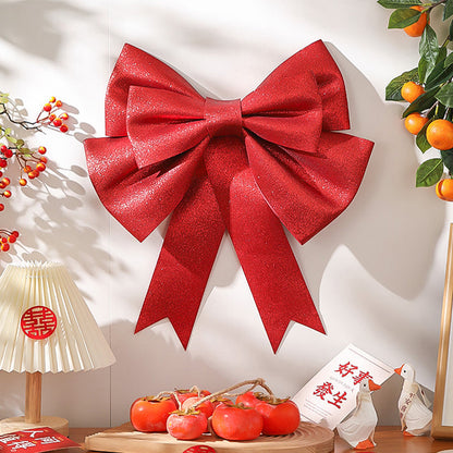Oversized DIY Christmas Bow Kit – Giant Front Door Bow for Trees, Weddings, Parties, Store Displays, Holiday Home Décor, and Craft Projects