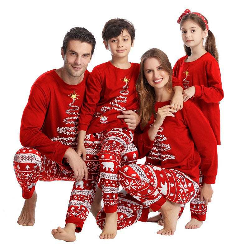 Family Matching Christmas Pajama Set – Mom Dad Kids Matching Sleepwear, Soft Holiday Romper and Clothing Set for Festive Home Photos
