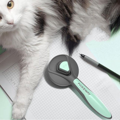 Loose Fur Cat Comb – Grooming Brush for Removing Shedding Hair, Detangling Coats and Keeping Indoor Cats Neat and Comfortable