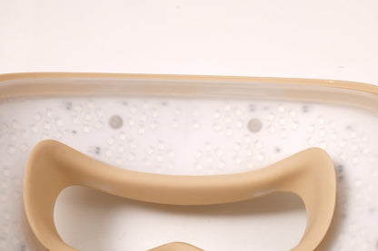 Hello Face M300 LED Mask – Flexible 4D Contouring Silicone Photon Therapy Mask for Comfortable, Light-Blocking At-Home Facial Skin Care