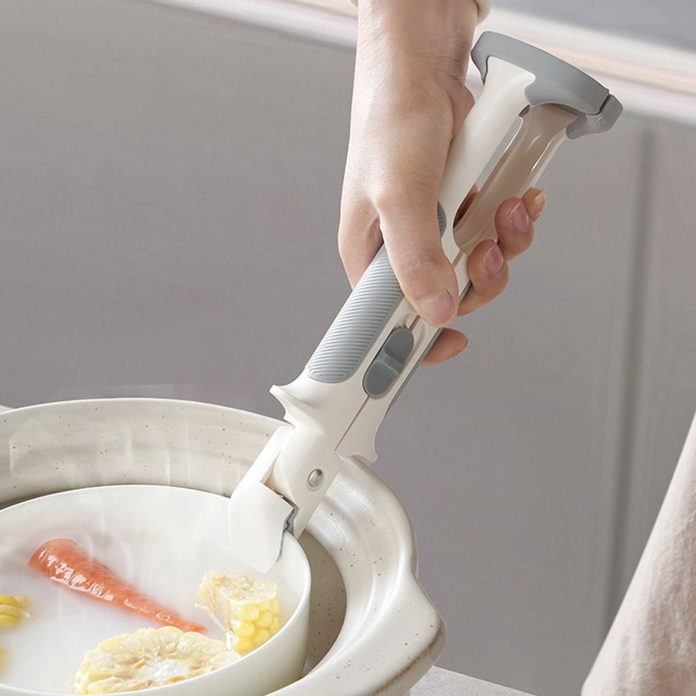 Bowl and Plate Lifter Tongs – 2-in-1 Heat-Resistant Non-Slip Kitchen Gripper for Safely Serving Hot Dishes with Anti-Scald Handling
