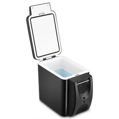 Mini Car Refrigerator 6L – Portable 12V Thermoelectric Cooler for Fruits, Drinks and Travel Use