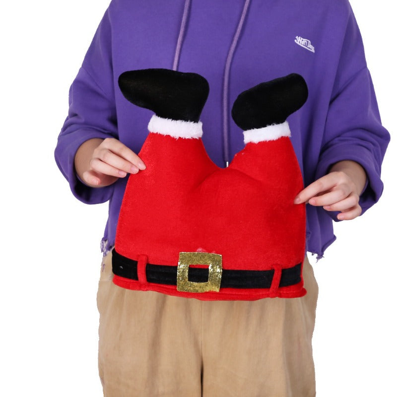 Funny Christmas Santa Hat – Hilarious Holiday Party Accessory for Festive Celebrations, Winter Outfits & Christmas Photo Props