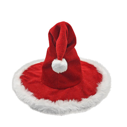 Extra-Thick Santa Hat – Soft Fur Christmas Holiday Hat for Adults, Unisex Festive Wear for New Year, Parties, and Seasonal Celebrations