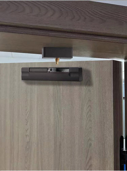 Hydraulic Door Closer Damper – Silent Automatic Closing Buffer for Wooden Doors with Anti-Pinch Protection and Easy External Household Installation