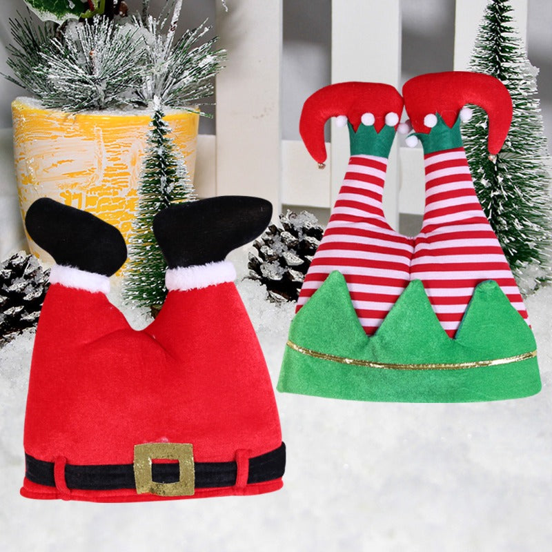 Funny Christmas Santa Hat – Hilarious Holiday Party Accessory for Festive Celebrations, Winter Outfits & Christmas Photo Props