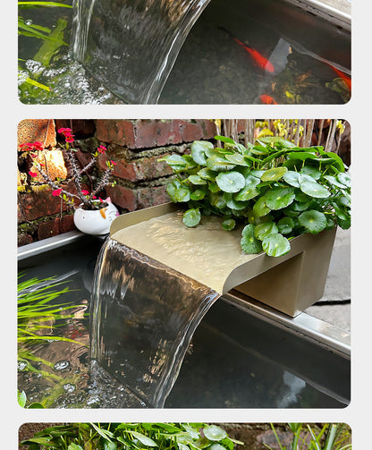 Artificial Rockery Water Fountain – Circulating Pool Feature with Pump, Waterfall Outlet and Filtration System for Gardens, Patios and Decorative Landscapes