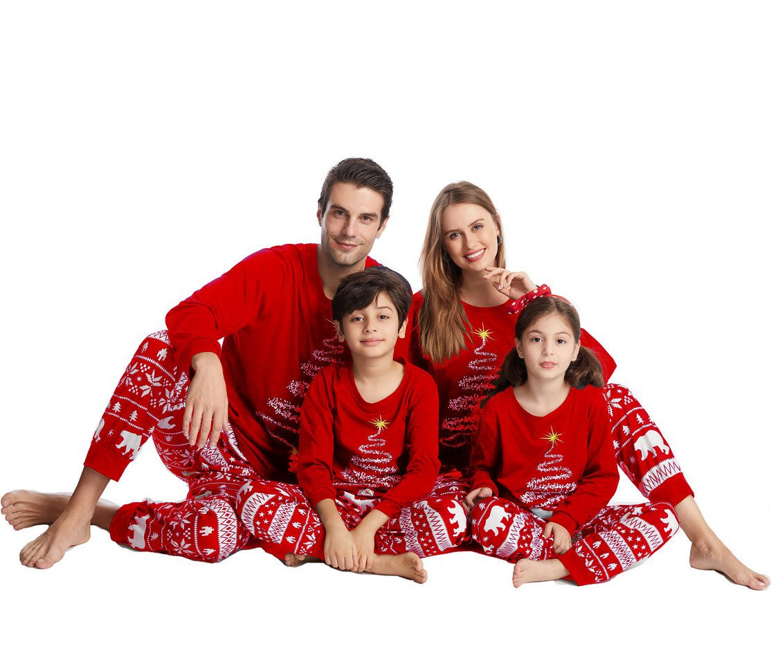 Family Matching Christmas Pajama Set – Mom Dad Kids Matching Sleepwear, Soft Holiday Romper and Clothing Set for Festive Home Photos