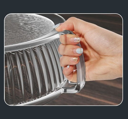 Microwave Splash-Proof Bowl Cover – Heat-Resistant Food-Grade Lid for Safe, Clean, and Mess-Free Reheating