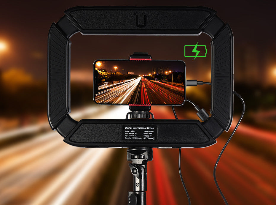 Camera Ring Light – U200 Professional LED Video Lighting Accessory for Photography, Streaming, Vlogging, Makeup and Content Creation