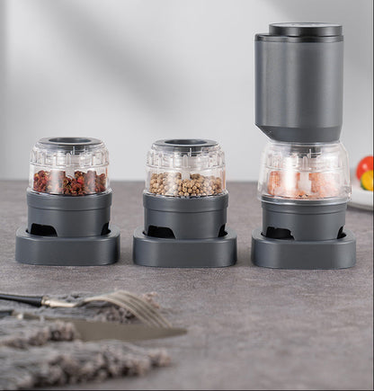 Rechargeable Electric Pepper Grinder Set – Automatic Salt and Pepper Mills with Adjustable Coarseness, One Hand Operation and Premium Kitchen Convenience