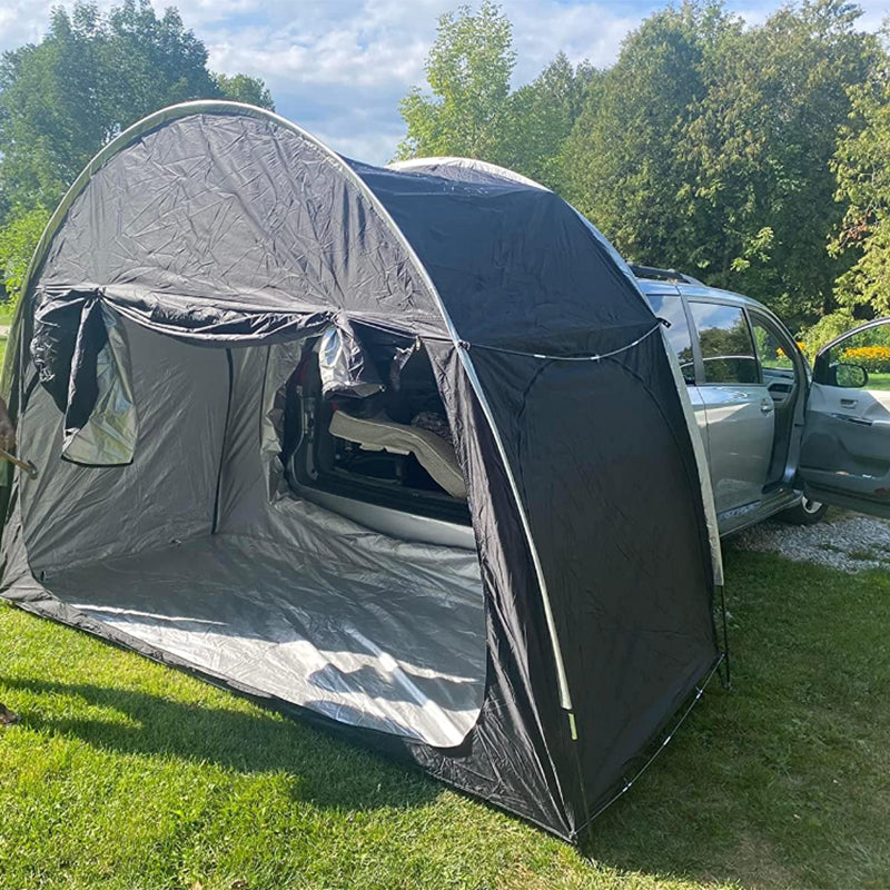 SUV Rear Hatchback Tent with Floor – All-Weather Car Back Tent Shelter with Generous Height for Camping, Road Trips & Outdoor Adventures