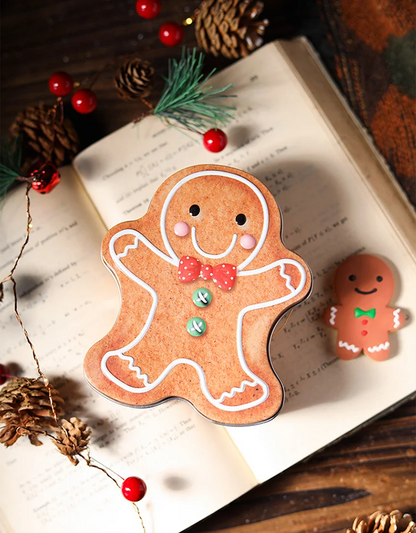 Christmas Gingerbread Iron Candy Boxes – Festive Holiday Storage Tins for Sweets, Gifts & Home Décor, Perfect for Xmas Parties, New Year & Navidad