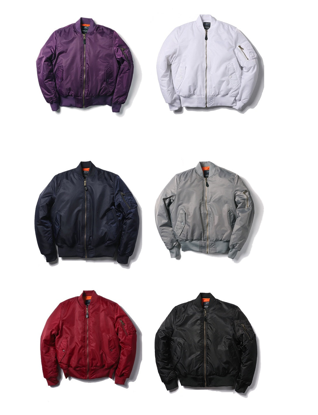 Padded Military MA1 Bomber Jacket – Nylon Quilted Flight Jacket for Men, Windproof Winter Outerwear for Daily Use