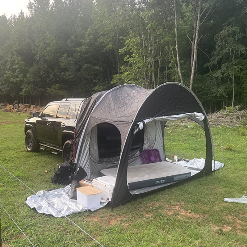 SUV Rear Hatchback Tent with Floor – All-Weather Car Back Tent Shelter with Generous Height for Camping, Road Trips & Outdoor Adventures