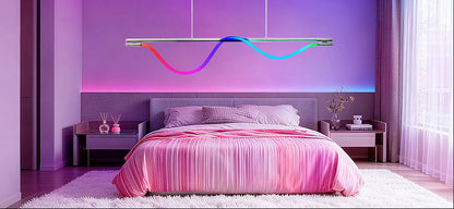 Fluffy Velvet RGB Neon Tube Light – 360° WS2812B USB LED Strip with Bluetooth Remote for Waterproof Ambient Home Decor