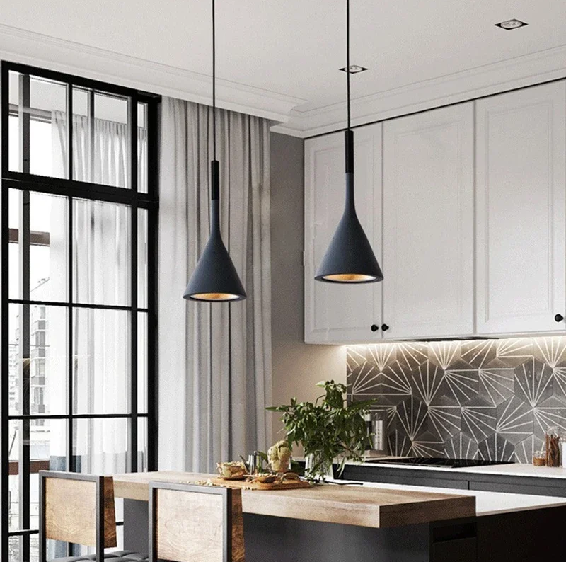 Modern LED Pendant Light Fixture – E27 Hanging Lamp for Kitchen, Dining & Bedroom Home Chandelier Lighting Décor