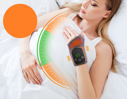 Electric Ankle & Wrist Massager Protector – Hot Compress Vibration Support Brace for Muscle Relaxation, Foot Pain Relief & Injury Recovery