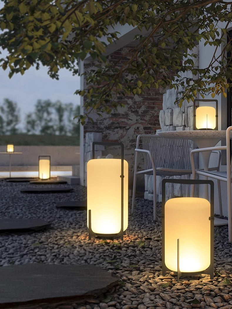 Solar LED Lawn Floor Lamp – Luminous Outdoor Garden Light for Pathways, Yards, Landscaping and Decorative Nighttime Illumination without Wiring
