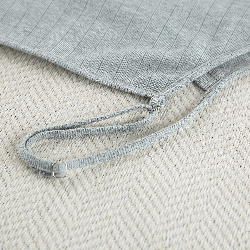 Cotton Spaghetti Strap Nightgown – Sexy Backless Mini Sleep Dress for Women with Sleeveless Comfort, Lightweight Nightwear and Relaxed Home Lounging