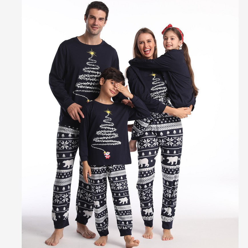 Family Matching Christmas Pajama Set – Mom Dad Kids Matching Sleepwear, Soft Holiday Romper and Clothing Set for Festive Home Photos