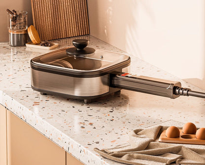 Mini Electric Pancake Maker – 220V Nonstick Breakfast Pan and Multifunction Crepe Cooker for Quick Pancakes, Eggs and Easy Home Meals