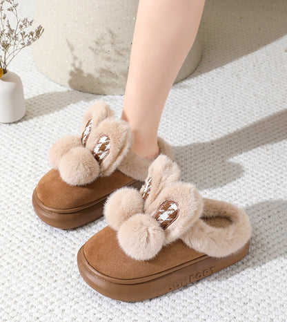 Furry Non-Slip  Adorable Kitty Claw Slippers – Women’s Indoor & Outdoor Slides, Warm Plush Cat Paw Mules for Cozy Home Comfort