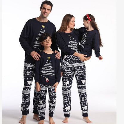 Family Matching Christmas Pajama Set – Mom Dad Kids Matching Sleepwear, Soft Holiday Romper and Clothing Set for Festive Home Photos