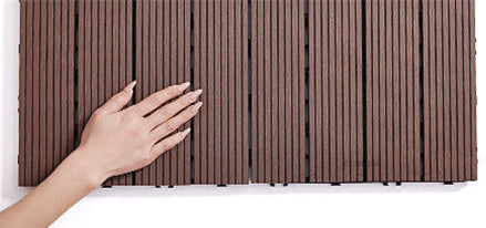 Raised Wood-Look Floor Mat – Moisture-Proof Anti-Fall Splicing Pad for Elderly and Pregnant Users with Safer Bathroom or Home Footing