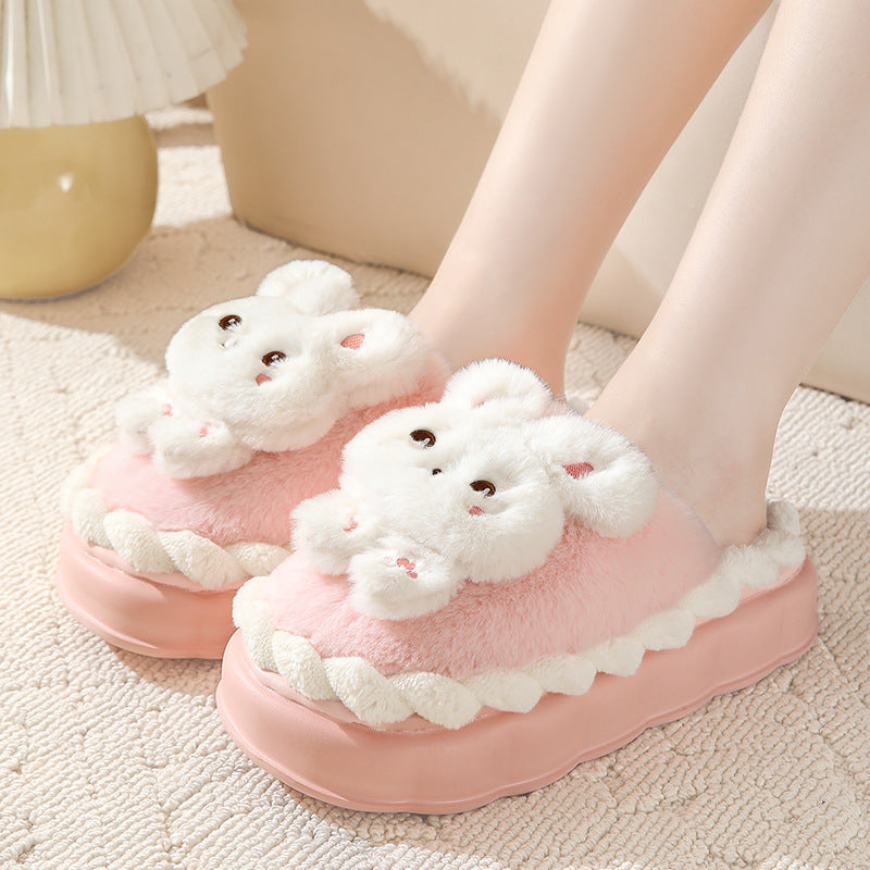 Furry Non-Slip  Adorable Kitty Claw Slippers – Women’s Indoor & Outdoor Slides, Warm Plush Cat Paw Mules for Cozy Home Comfort