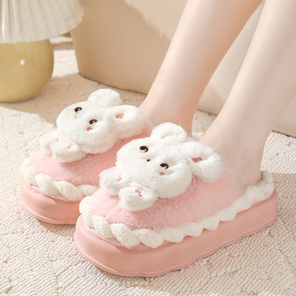 Furry Non-Slip  Adorable Kitty Claw Slippers – Women’s Indoor & Outdoor Slides, Warm Plush Cat Paw Mules for Cozy Home Comfort