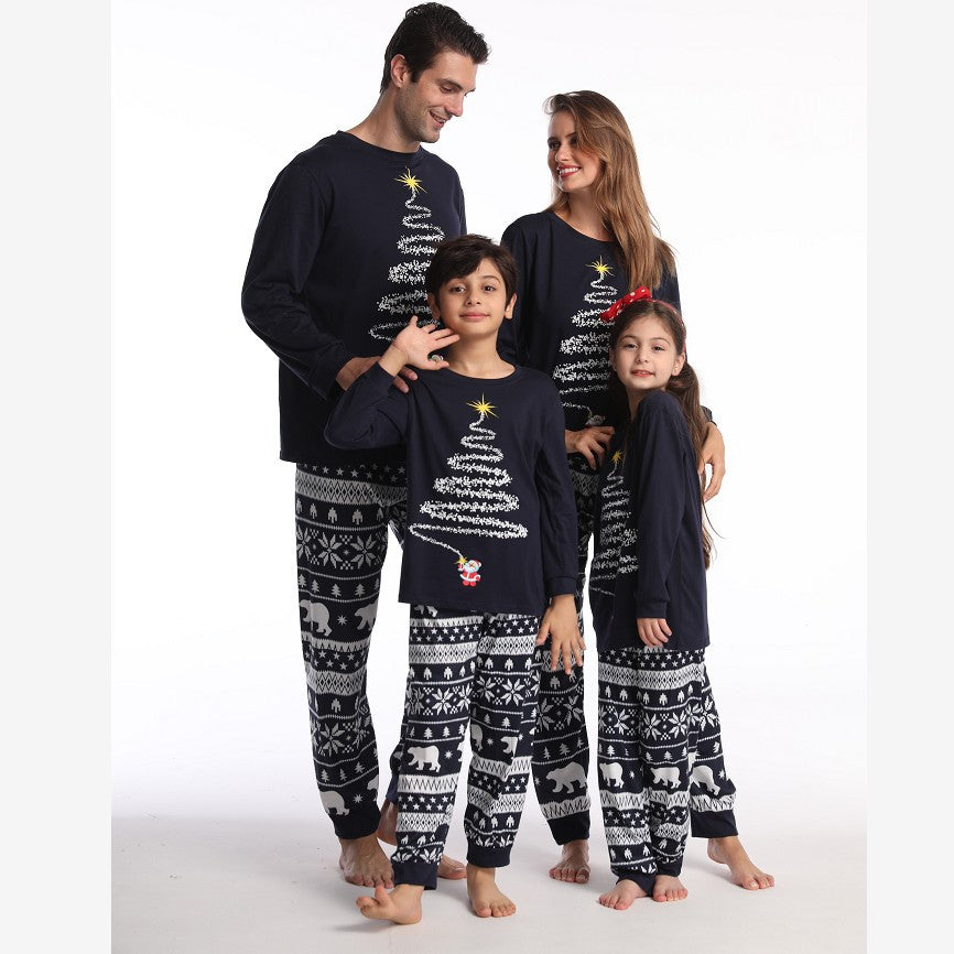Family Matching Christmas Pajama Set – Mom Dad Kids Matching Sleepwear, Soft Holiday Romper and Clothing Set for Festive Home Photos