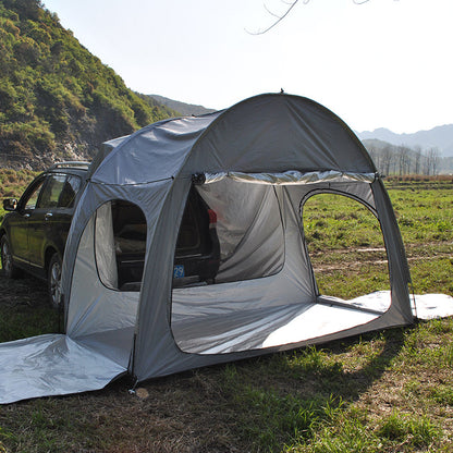 SUV Rear Hatchback Tent with Floor – All-Weather Car Back Tent Shelter with Generous Height for Camping, Road Trips & Outdoor Adventures