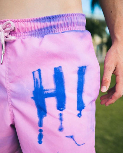 Color-Changing Beach Shorts – Temperature & Water Reactive Swimwear for Men, Perfect for Surfing & Summer Activities