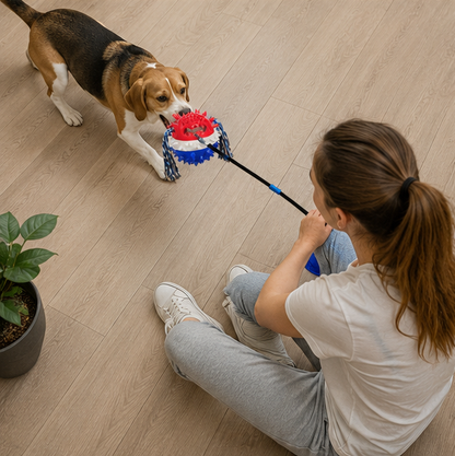 Dog Suction Cup Toy - Interactive Teeth Cleaning Treat Dispenser for IQ Training and Fun Playtime with Small Large Dogs