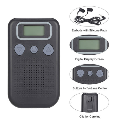Sound Amplifier For Hearing Aid - Battery-Operated In-Ear Hearing Aid