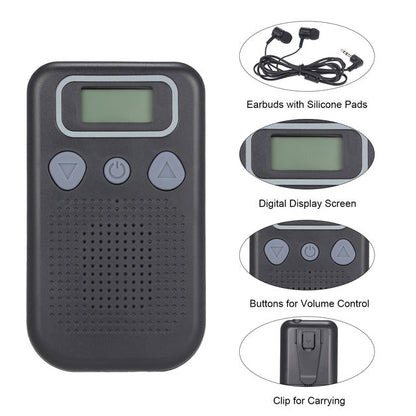 Sound Amplifier For Hearing Aid - Battery-Operated In-Ear Hearing Aid