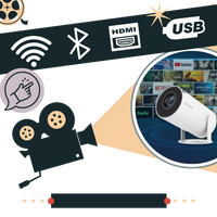 Portable 4K ultra HD projector