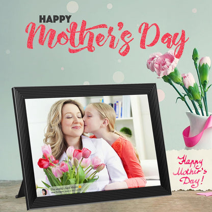 High-Resolution Digital Frame Top Electronic Frame With Video And Camera Features