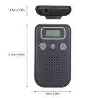 Sound Amplifier For Hearing Aid - Battery-Operated In-Ear Hearing Aid