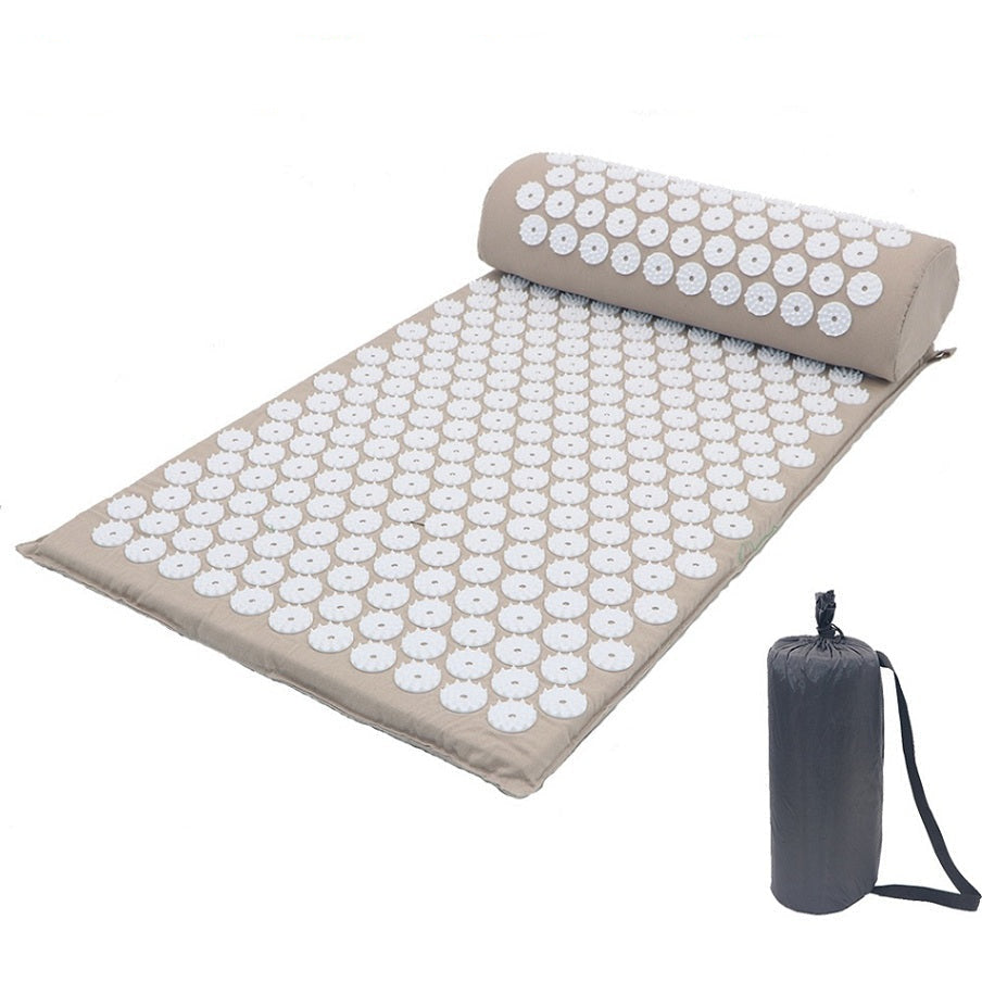 Acupressure Yoga Mat Set with Pillow