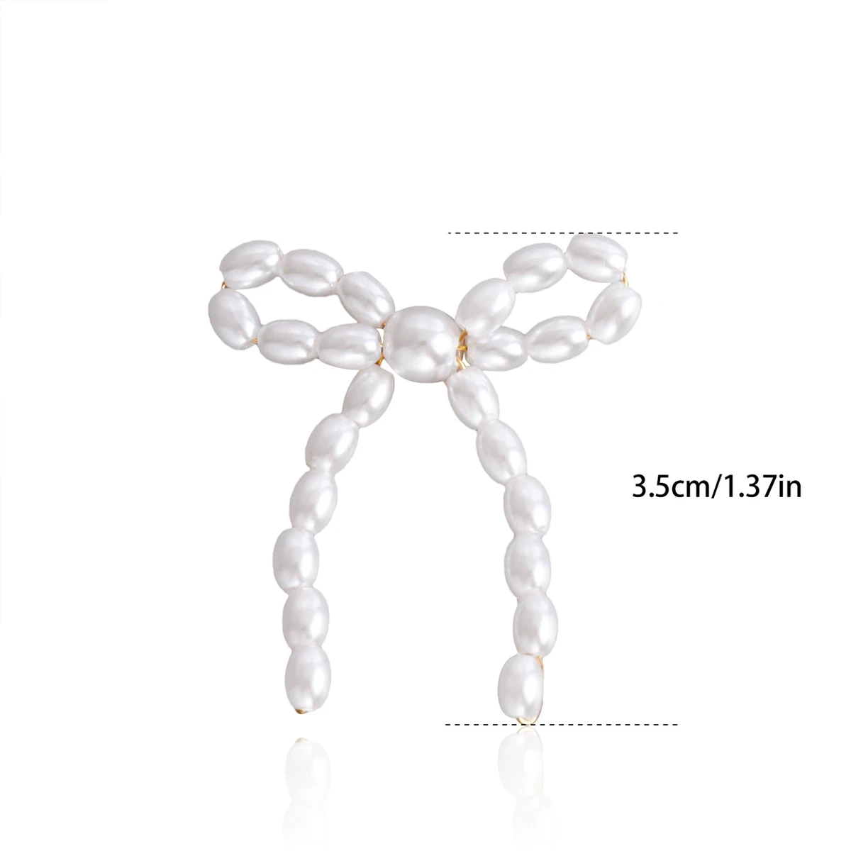 Dainty Bowknot Pearl Stud Earrings – Classic Gold & Silver Daily Wear Jewelry for Elegant Women