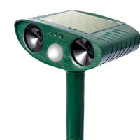 Solar-Powered Animal Repeller With Ultrasound