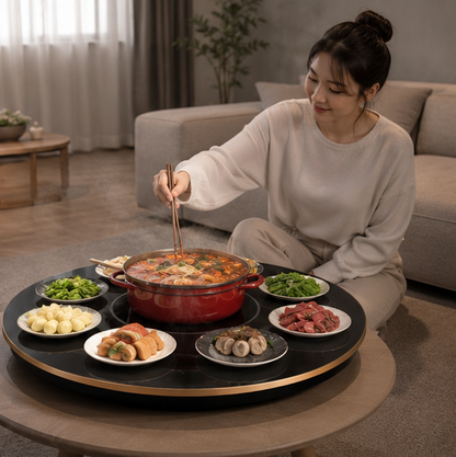 Foldable Electric Food Warming Tray - Multifunction Heating Plate for Keeping Meals Warm at Home and Gatherings