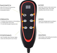 Shiatsu Massage Mat with Heat-Relaxing Full-Body Electric Mattress Pad
