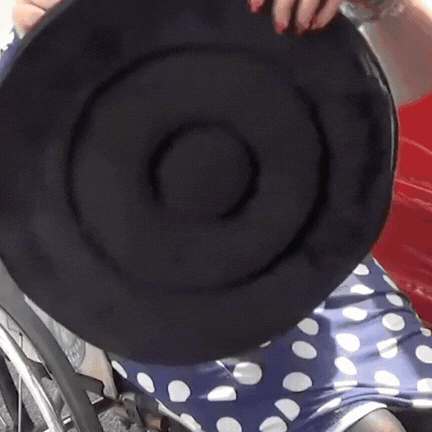 Rotating Seat Cushion - 360° Rotating Seat Cushion Pivot Disc Pad for Elderly, Swivel Car Seat Chair Assist to Turning Easily from Car to Wheelchair